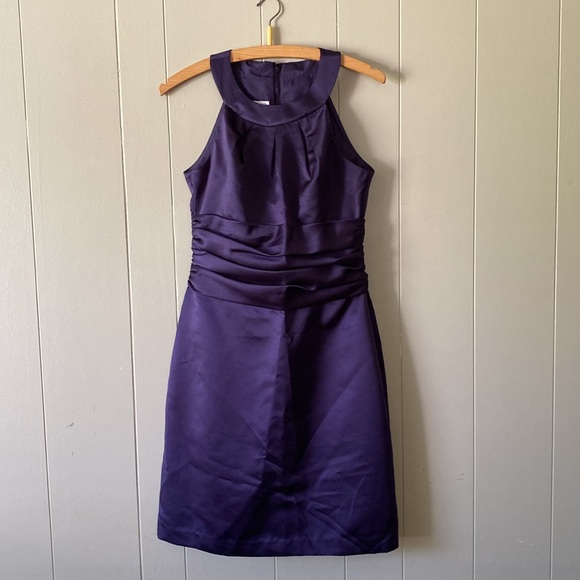 David’s Bridal Deep Purple (Plum) Size 6 Formal, Cocktail, Bridesmaids Dress - Picture 1 of 8